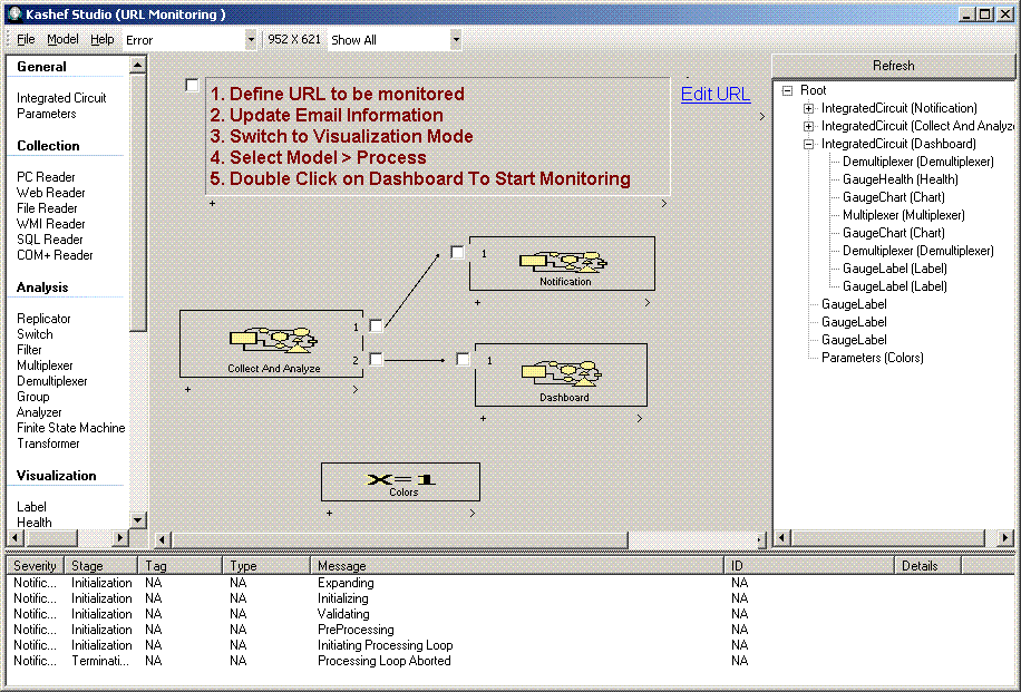 Click to view Kashef 1.1.10 screenshot